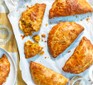 A selection of Coronation chicken pasties