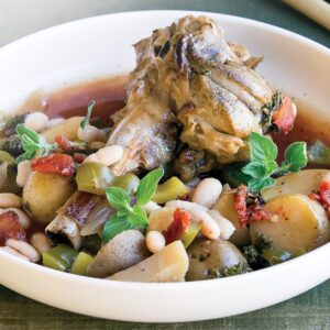 Greek-style lamb shanks
