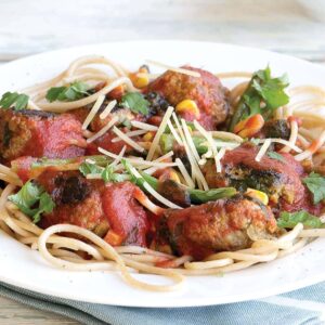 Meatballs with spaghetti