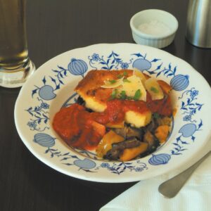 Polenta vege stack