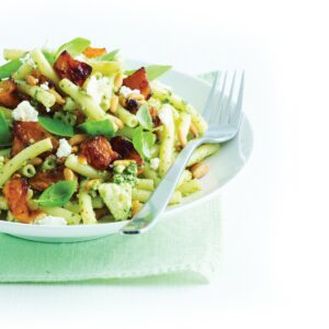 Roasted pumpkin, ricotta, pine nut and sage pasta
