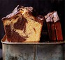 Chocolate orange marble cake