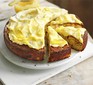 Rhubarb & lemon curd cake