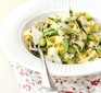 Spring vegetable tagliatelle with lemon & chive sauce