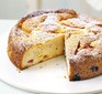 Rhubarb & custard cake