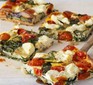 Ricotta, tomato & spinach frittata