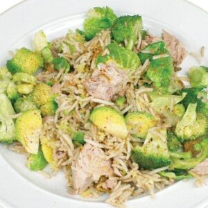 Spiced tuna and rice
